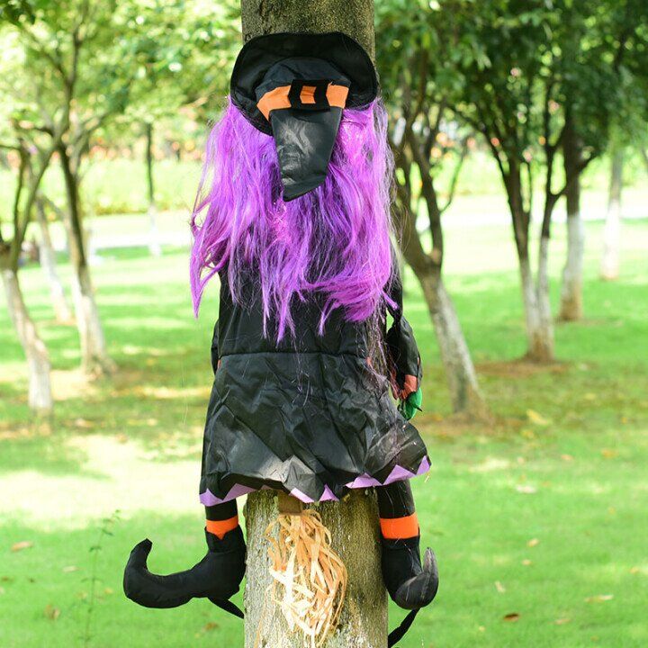 alwaysdwellTM - 🎃Large Crashing Witch Halloween Decorations🧙♀