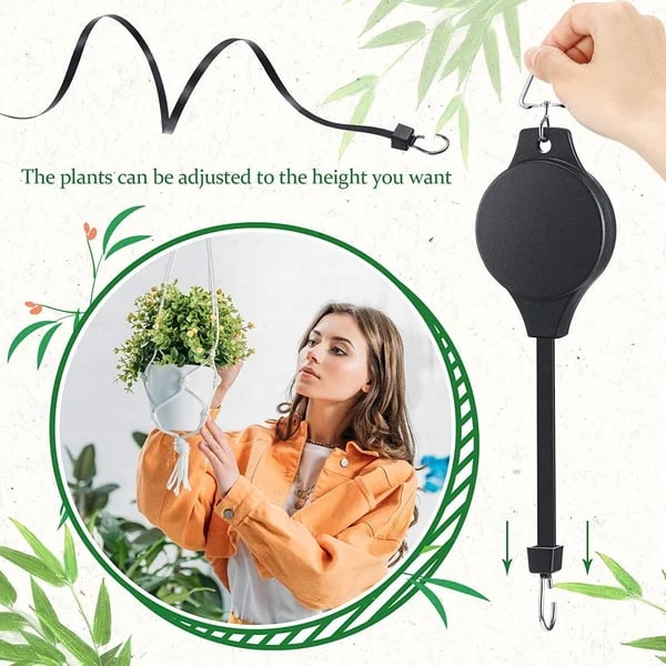 alwaysdwellTM - 🌳Plant Pulley Set For Garden Baskets Pots, Birds Feeder