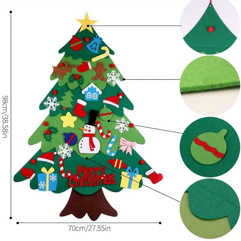 alwaysdwellTM - DIY Felt Christmas Tree Set
