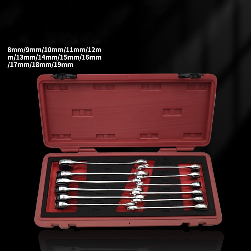 alwaysdwellTM - 🔥Open Tubing Ratchet Wrench (Fixed Head-Flexible Head 2 IN 1)
