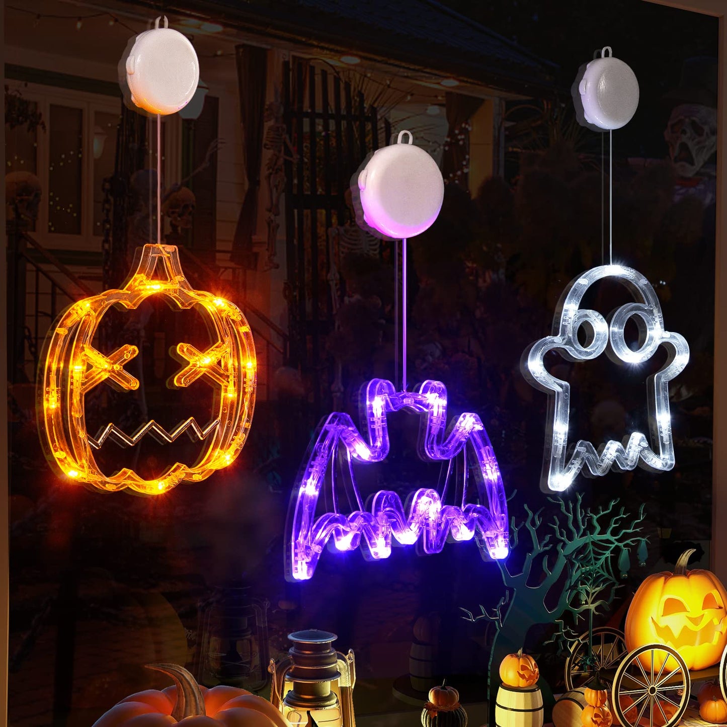 alwaysdwellTM - 【Halloween🎃】Upgrade Halloween Window Lights Decorations