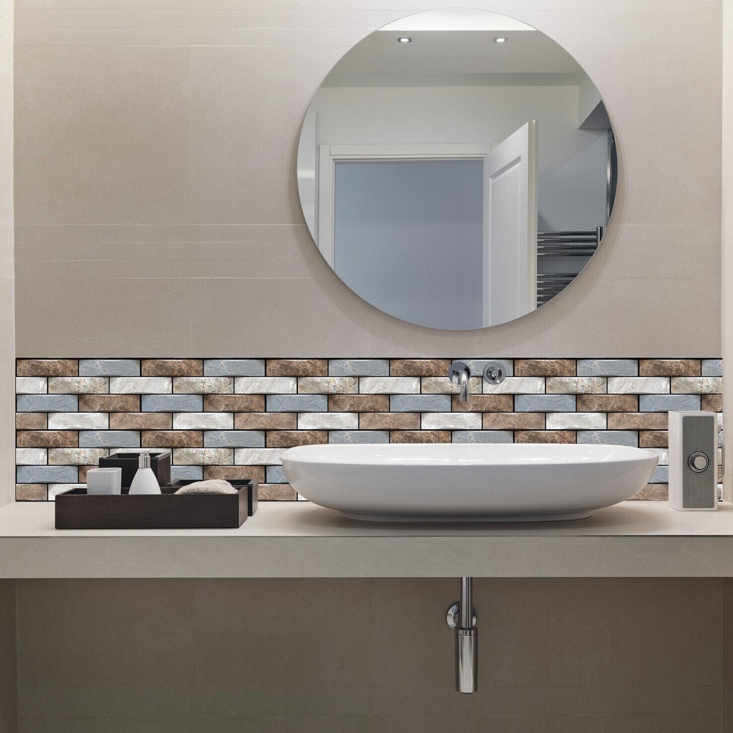 alwaysdwellTM - 🌟Big Sale -3D Peel and Stick Wall Tiles(30cmx30cm)