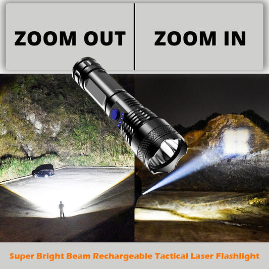 alwaysdwellTM - 🎁LED Rechargeable Tactical Laser Flashlight