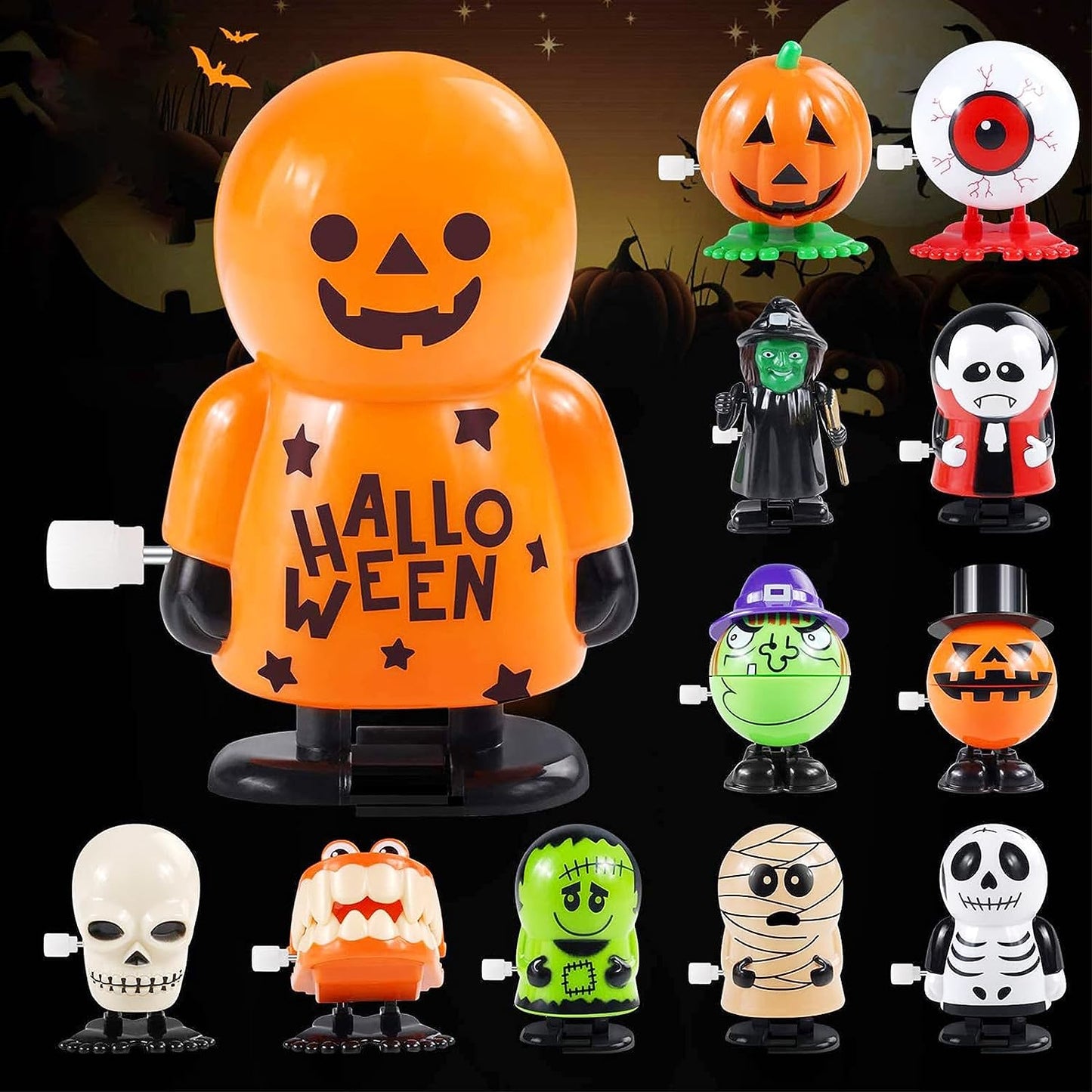 alwaysdwellTM - Halloween pumpkin ghost head toy