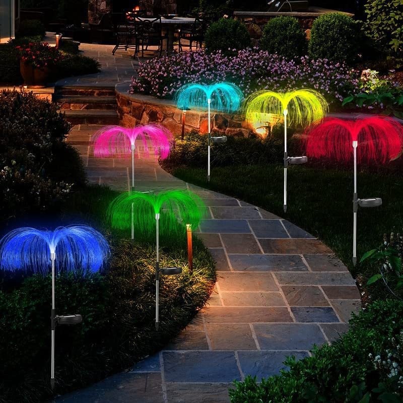 alwaysdwellTM - 🔥Promotion 50% off-Solar Garden Color Changing Jellyfish Light-Decorate your garden