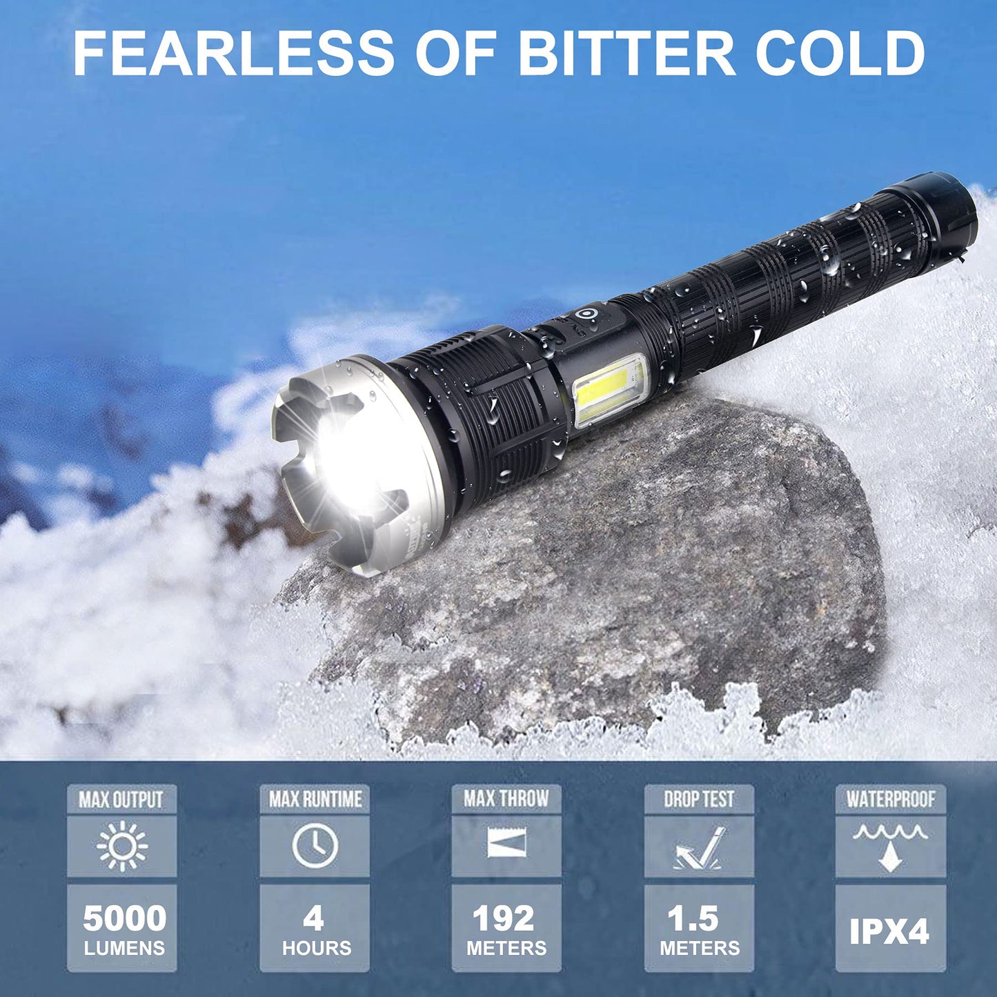 alwaysdwellTM - 🎁LED Rechargeable Tactical Laser Flashlight