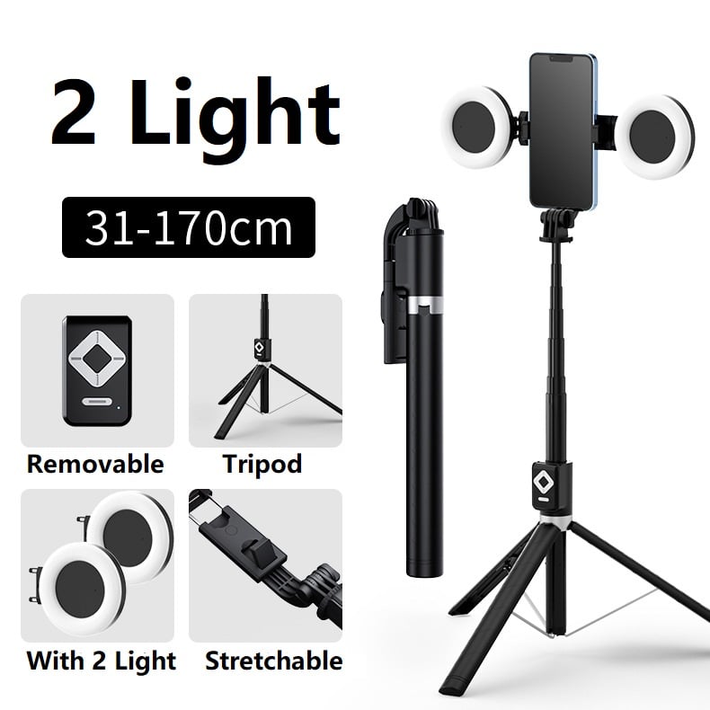 alwaysdwellTM - New 6 in 1 Bluetooth Selfie Stick