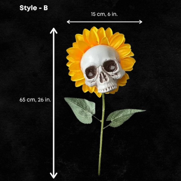 alwaysdwellTM - HALLOWEEN DECOR SKULL SUNFLOWERS🌻BUY 3 FREE SHIPPING