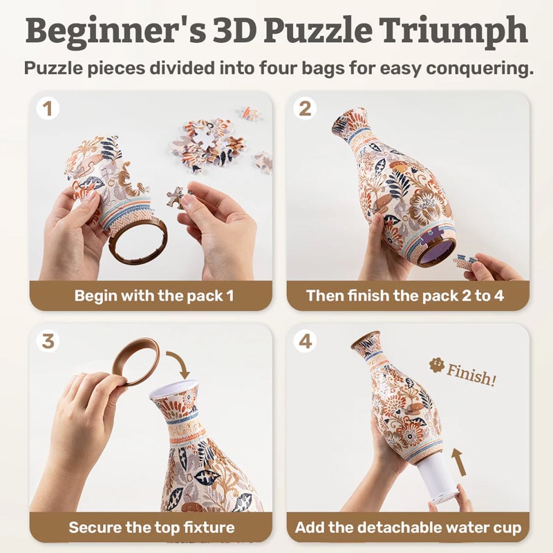 alwaysdwellTM - 🧩3D Art Puzzle Vase