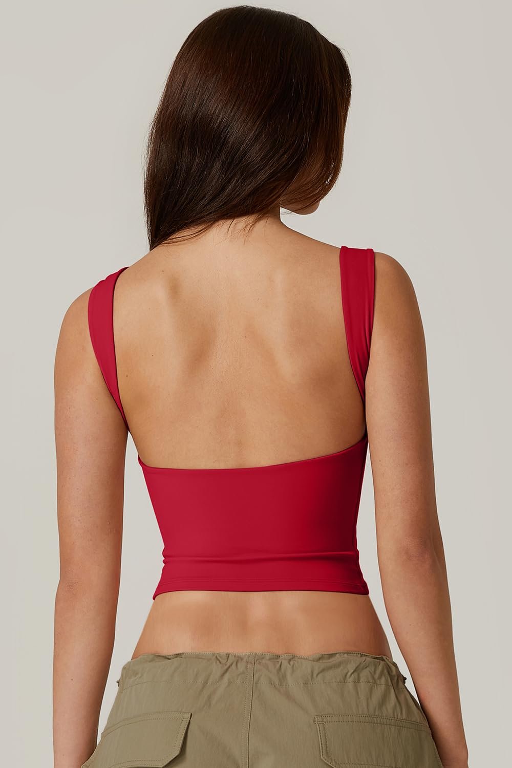 alwaysdwellTM - 🔥Hot sale🔥Sexy backless sleeveless short vest high collar slim short T-shirt
