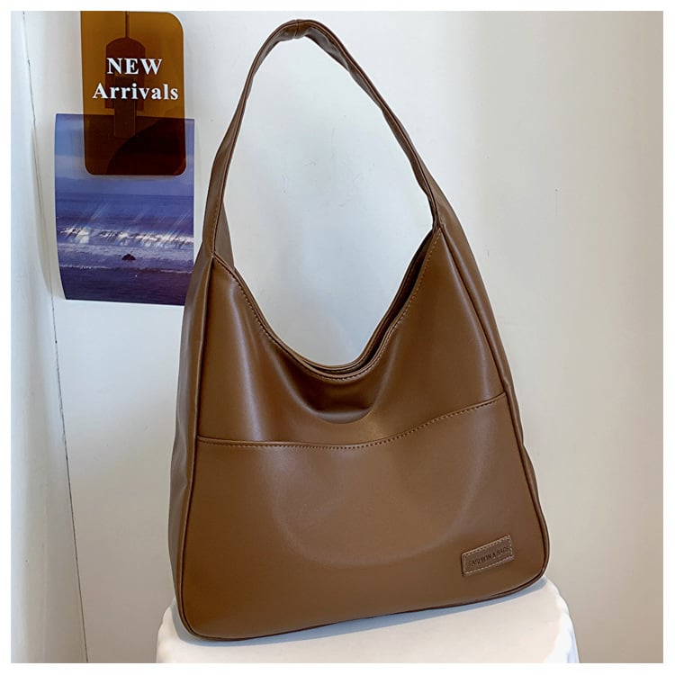 alwaysdwell™ - Simple PU leather tote bag