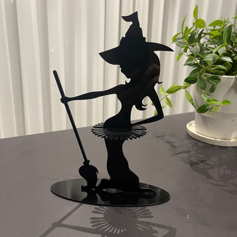 alwaysdwellTM - Wooden Witch Ornament