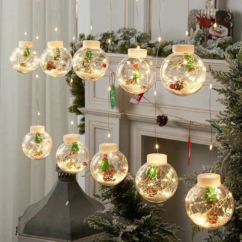 alwaysdwellTM - 🎄Christmas Led Wishing Ball String Lights Decorations