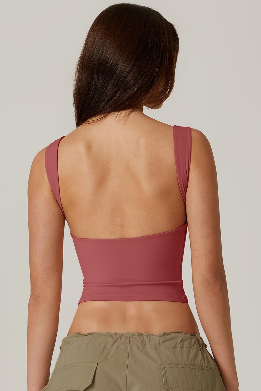 alwaysdwellTM - Sexy Open Back Sleeveless Crop Tank High Neck Slim Fit Cropped Tee Shirt Y2k Tops