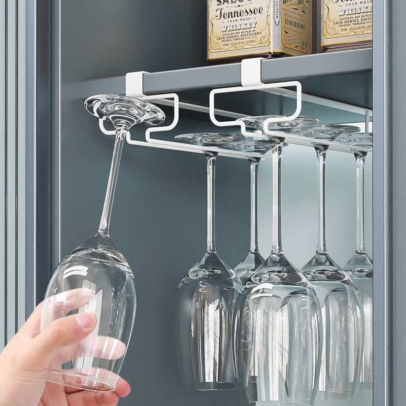 alwaysdwellTM - 💕Under Cabinet Wine Glass Holder