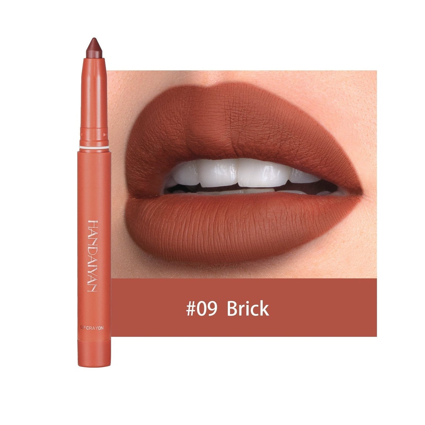 alwaysdwellTM - 12 Color Rotating Sharpenable Matte Lipstick Pencils