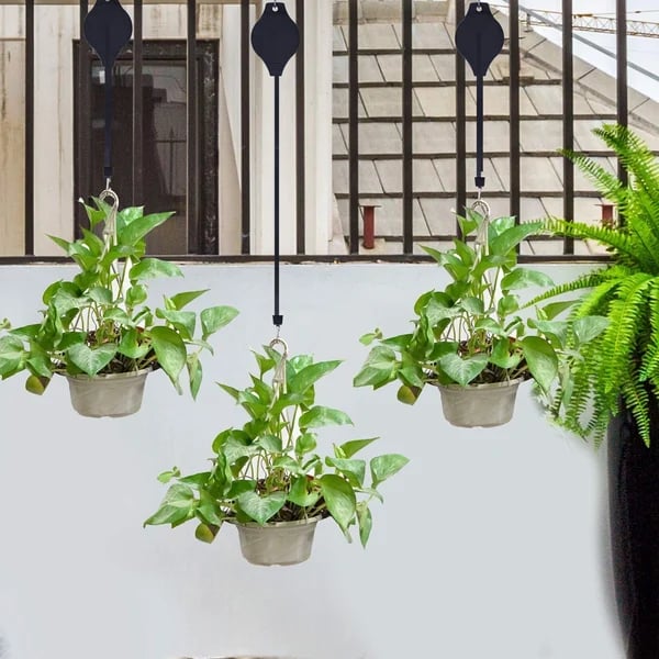 alwaysdwellTM - 🌳Plant Pulley Set For Garden Baskets Pots, Birds Feeder