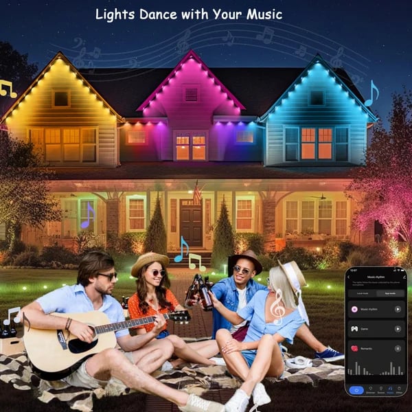alwaysdwellTM - 🎅 Early Christmas 49%OFF - Smart Rainbow LED Permanent Outdoor Light - Smartlight 🎁