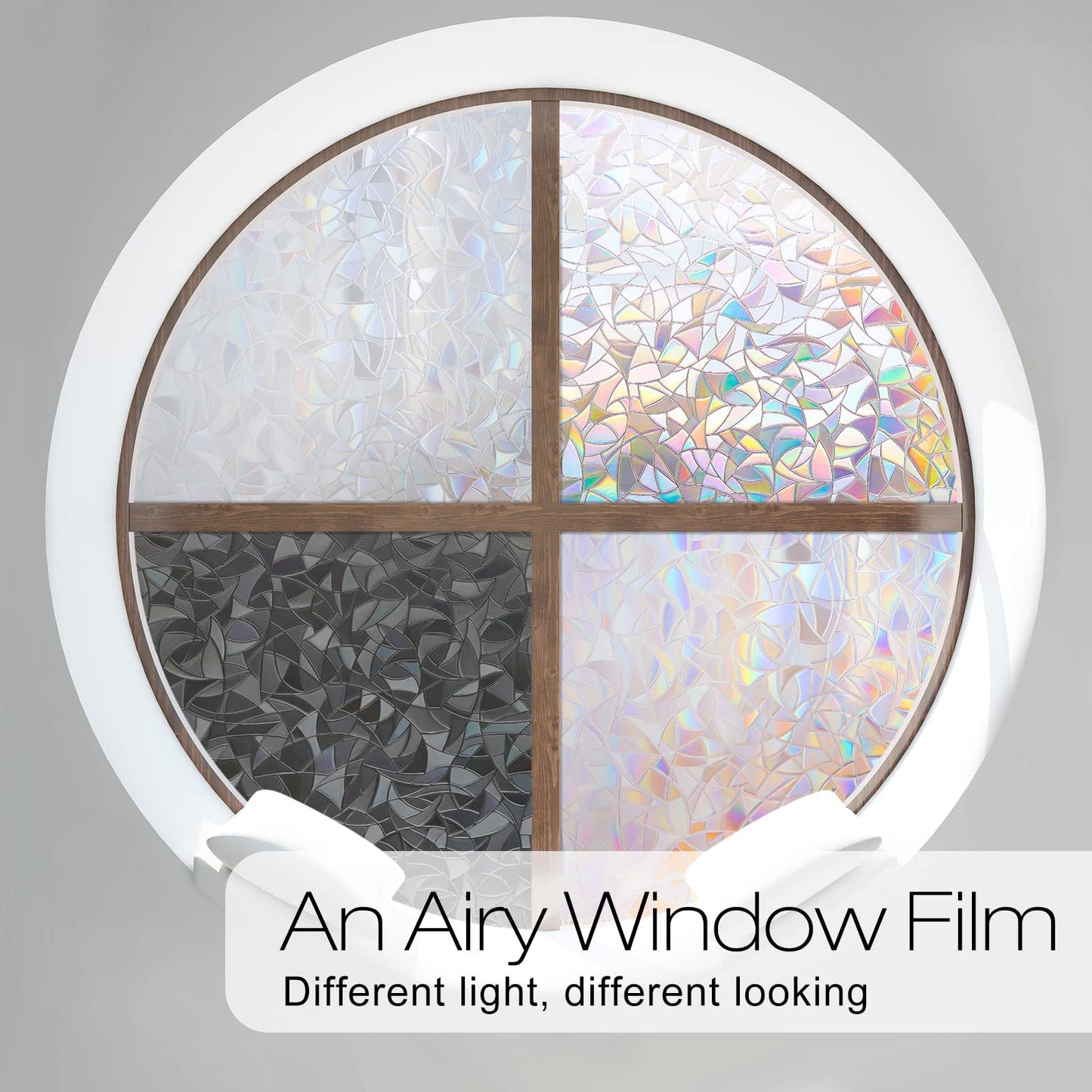 alwaysdwellTM - 3D Rainbow Window Film - BUY MORE SAVE MORE