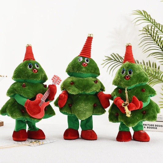 alwaysdwellTM - Sing and Dance Rock Christmas Tree Toy