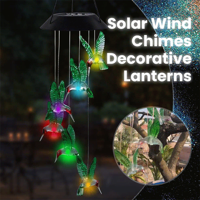 alwaysdwellTM - Hot Sale 40%OFF💥Solar Wind Chimes Decorative Lanterns