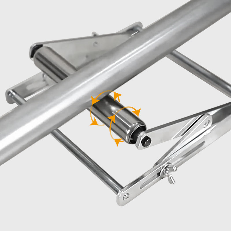 alwaysdwellTM - Foldable Stainless Steel Stand with One Roller - Cutting Machine Companion