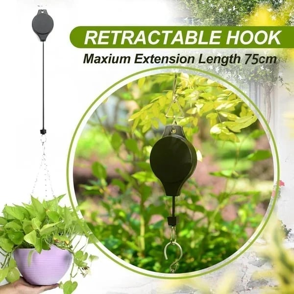 alwaysdwellTM - 🌳Plant Pulley Set For Garden Baskets Pots, Birds Feeder