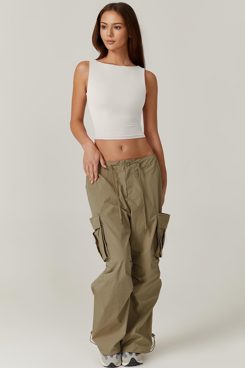 alwaysdwellTM - 🔥Hot sale🔥Sexy backless sleeveless short vest high collar slim short T-shirt