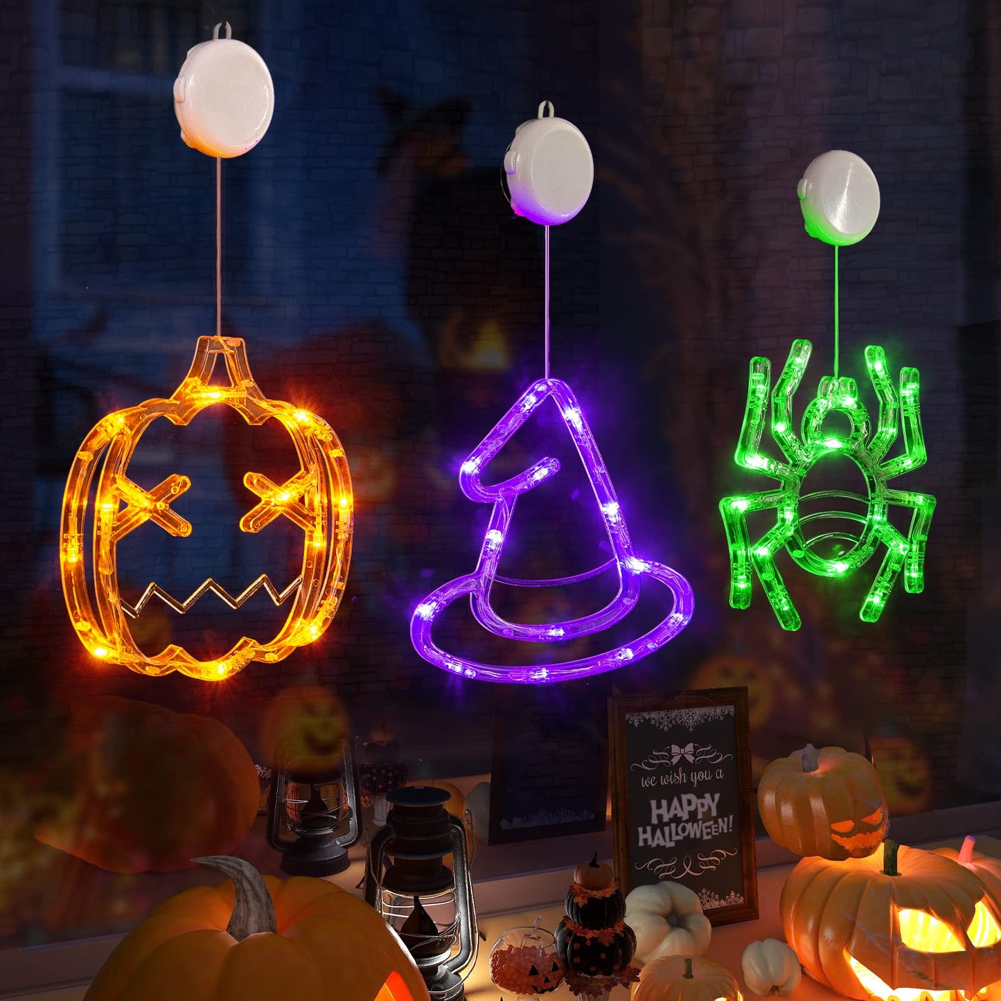 alwaysdwellTM - 【Halloween🎃】Upgrade Halloween Window Lights Decorations
