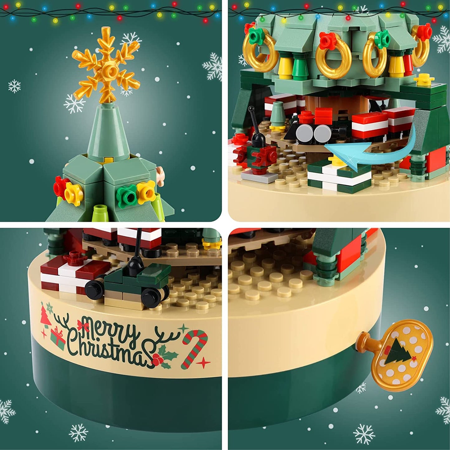 alwaysdwellTM - Christmas Pre-Sale 49% OFF- DIY Building Blocks Christmas Tree Octavo Box (360 Pcs)