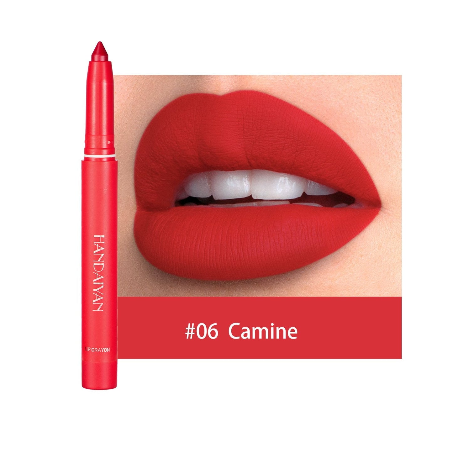 alwaysdwellTM - 12 Color Rotating Sharpenable Matte Lipstick Pencils