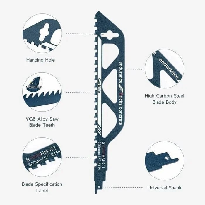 alwaysdwellTM - 🔥 Reciprocating Saw Blade for Cutting EVERYTHING