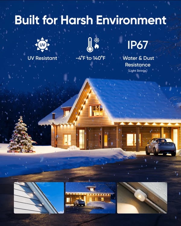 alwaysdwellTM - 🎅 Early Christmas 49%OFF - Smart Rainbow LED Permanent Outdoor Light - Smartlight 🎁