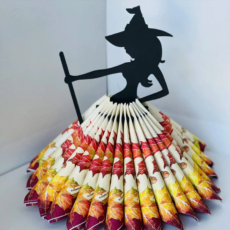 alwaysdwellTM - Wooden Witch Ornament