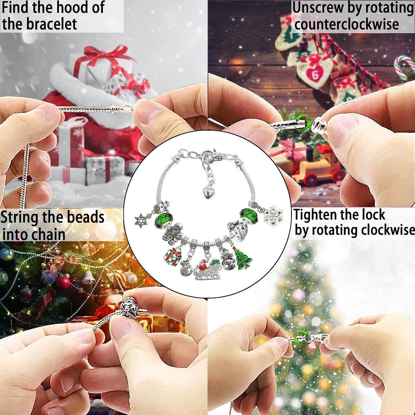 alwaysdwellTM - (🎁Early Christmas Sale- 50% OFF🎁)DIY Christmas Advent Calendar Bracelets Set
