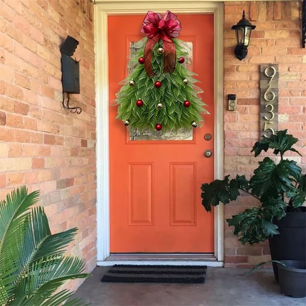alwaysdwellTM - 🔥Hot Sale 40% OFF-🎄Handmade Christmas Tree Wreath for Front Door