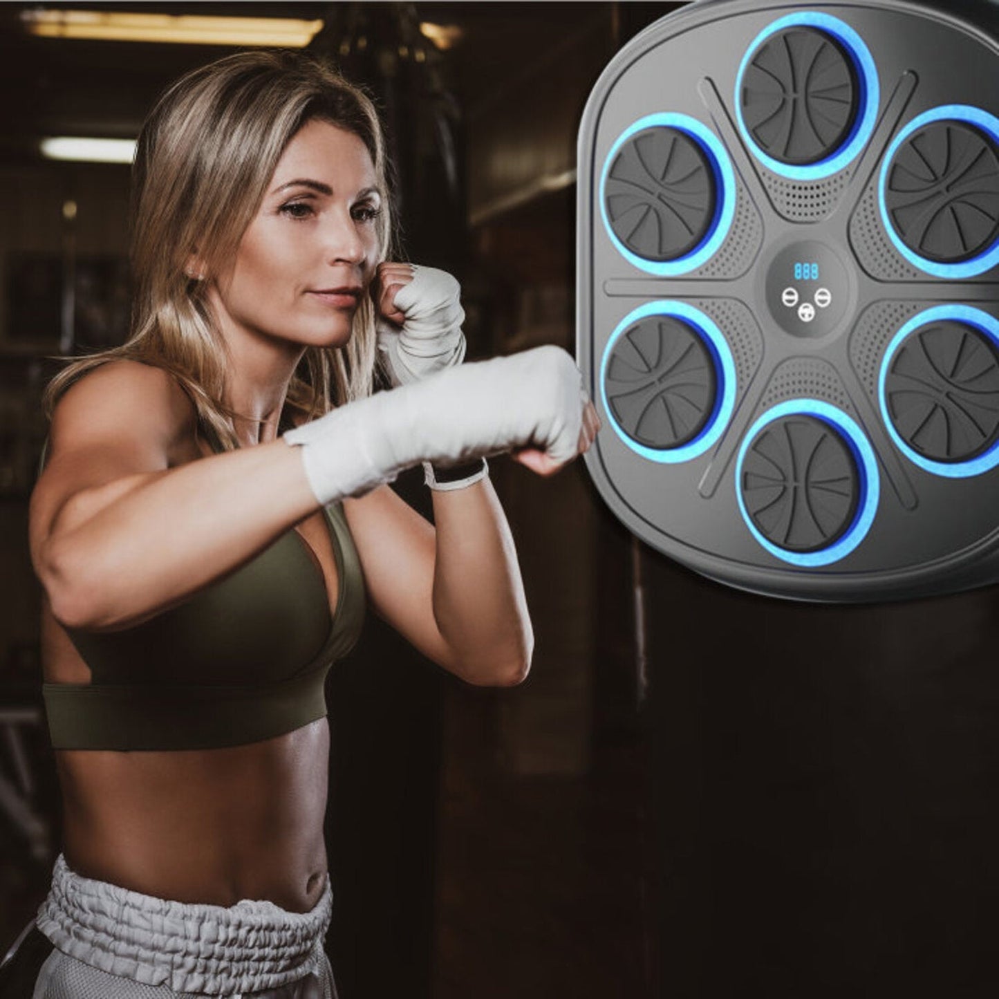 alwaysdwellTM - Music Boxing Machine with Boxing Gloves-Buy now and get a free pair of adult boxing gloves