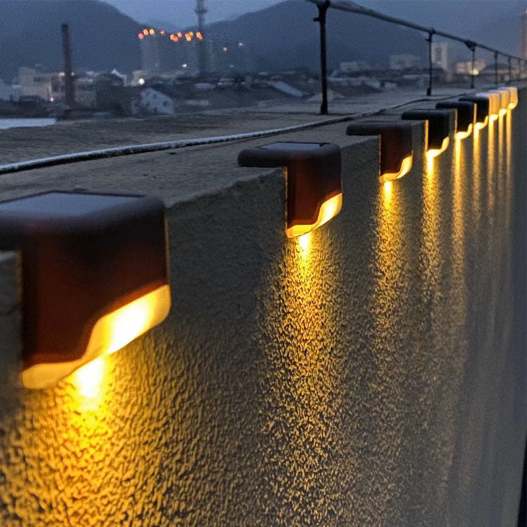 alwaysdwellTM - 💥LED Solar Lamp Path Staircase Outdoor Waterproof Wall Light