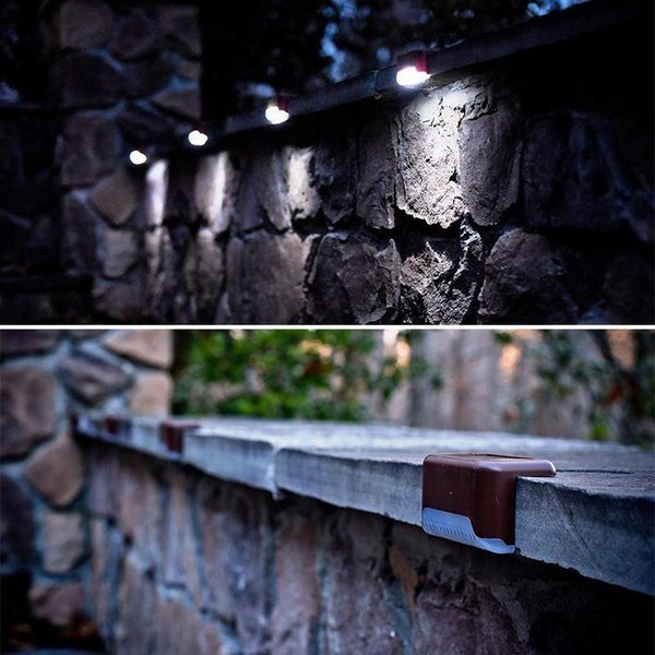 alwaysdwellTM - 💥LED Solar Lamp Path Staircase Outdoor Waterproof Wall Light