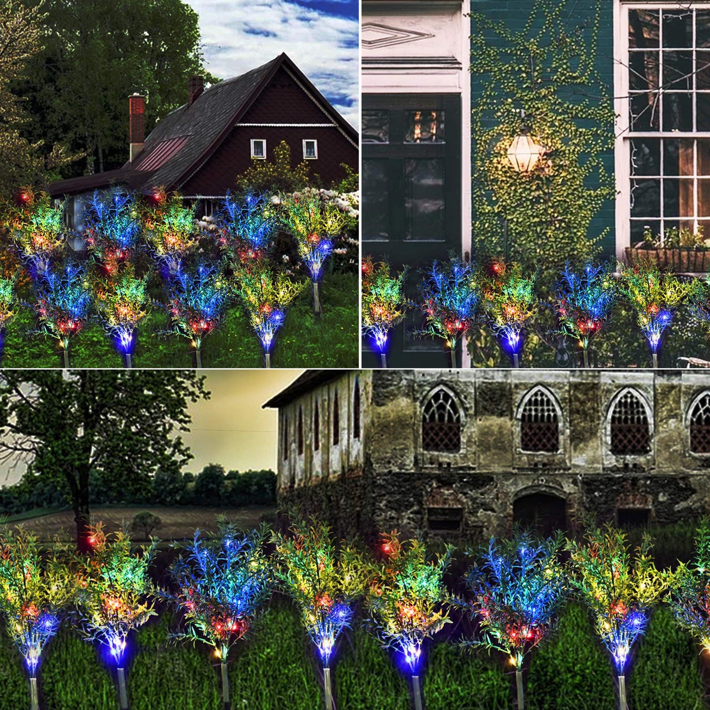 alwaysdwellTM - Decor Trees LED Solar Lights 3pcs