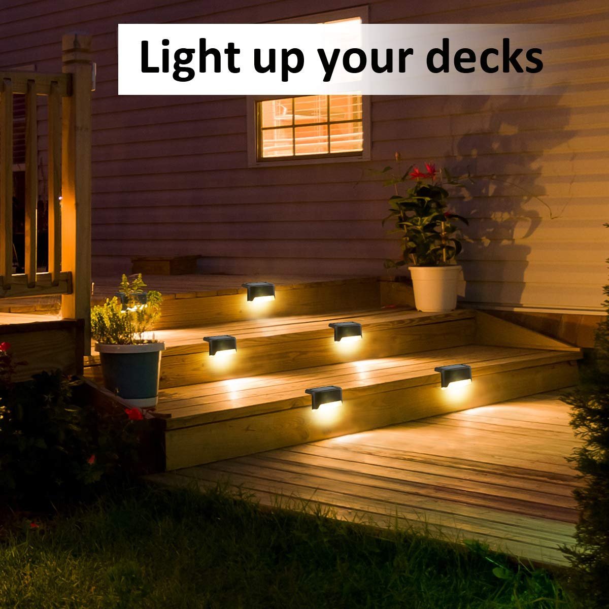 alwaysdwellTM - 💥LED Solar Lamp Path Staircase Outdoor Waterproof Wall Light