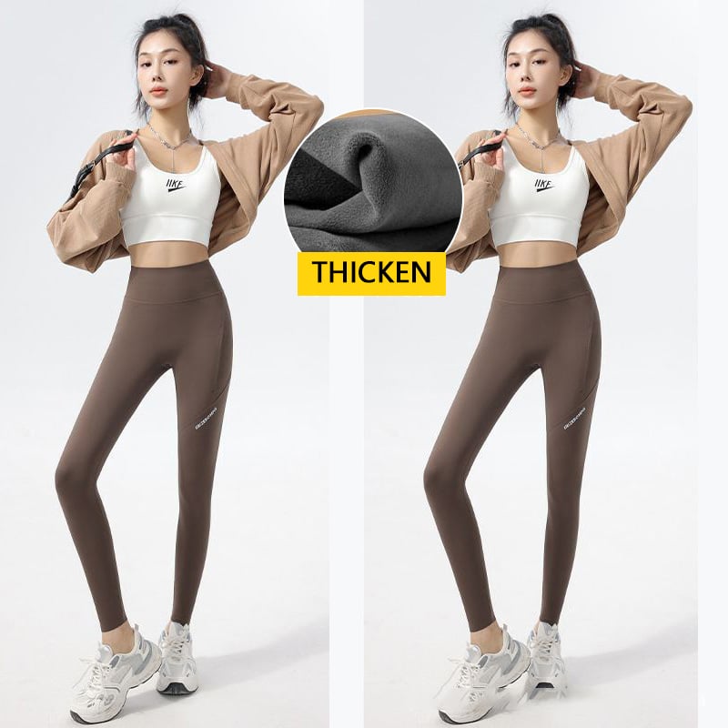 alwaysdwellTM - Pocket High Waisted Tummy Lifting Bottom Yoga Pants