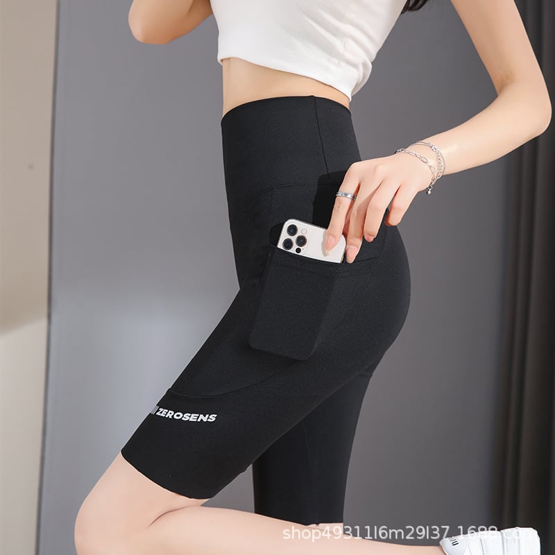 alwaysdwellTM - Pocket High Waisted Tummy Lifting Bottom Yoga Pants