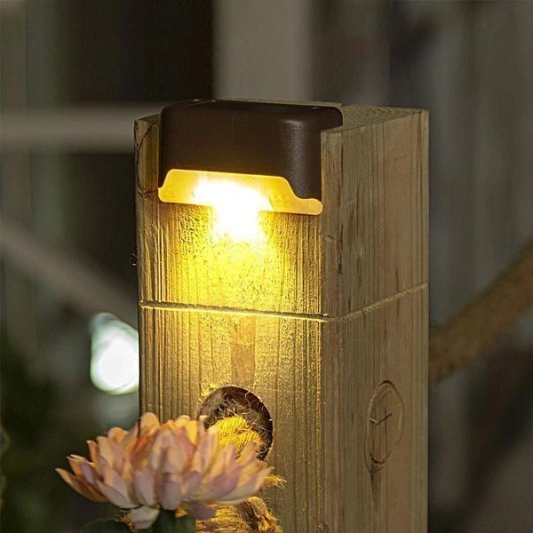 alwaysdwellTM - 💥LED Solar Lamp Path Staircase Outdoor Waterproof Wall Light