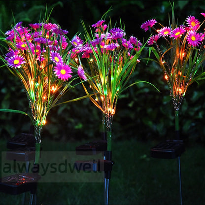 Solar Powered  Daisy Flower Light