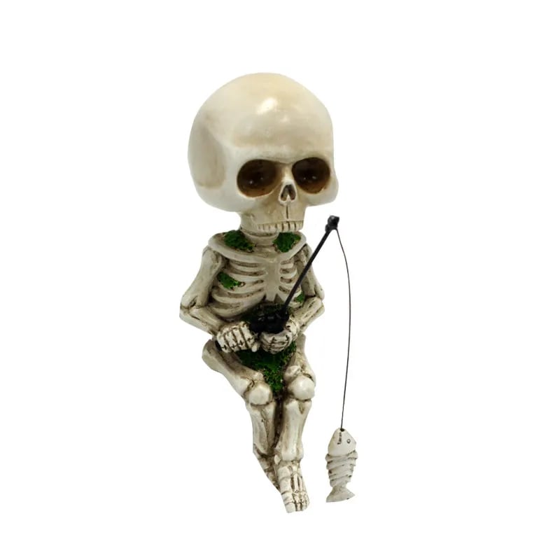 🔥Fishing Skeleton Garden Accessory