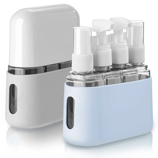 alwaysdwellTM - Mini Shampoo Dispenser Portable Travel Bottle Set