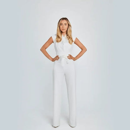 alwaysdwell™ - Women's Sleeveless Wide-Leg Jumpsuit