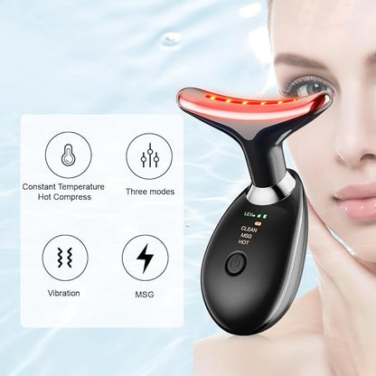 ✨(Mother's Day gift 🎁🎁🎁 discount 59%) 3 in 1 new neck and face beauty massager