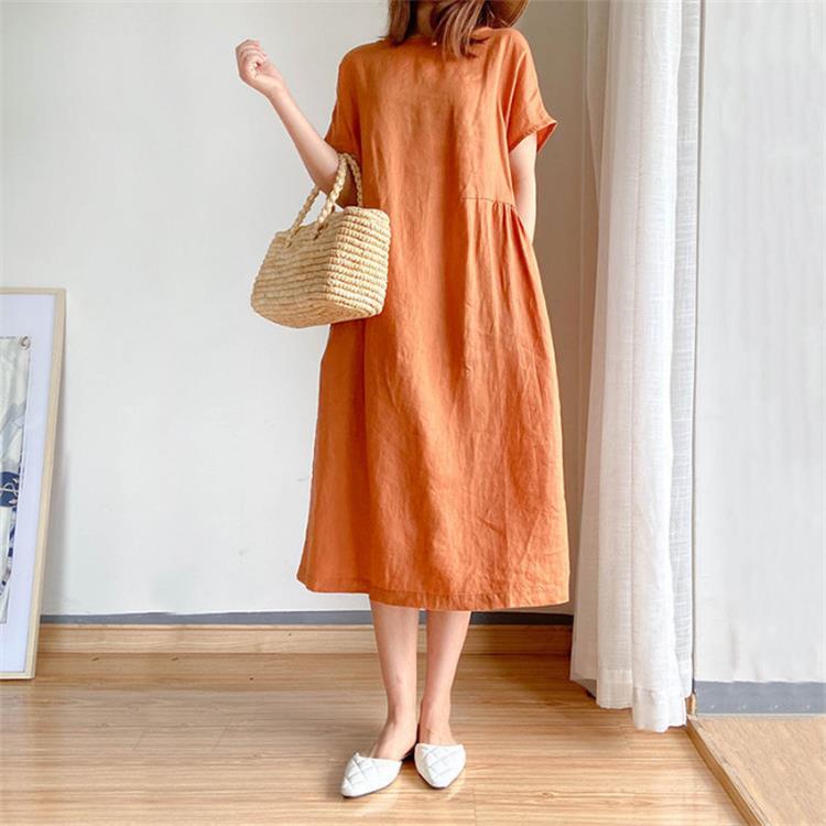 AlwaysdwellTM - 🔥HOT SALE🔥 Japanese Style Linen Cotton Dress(50%OFF)